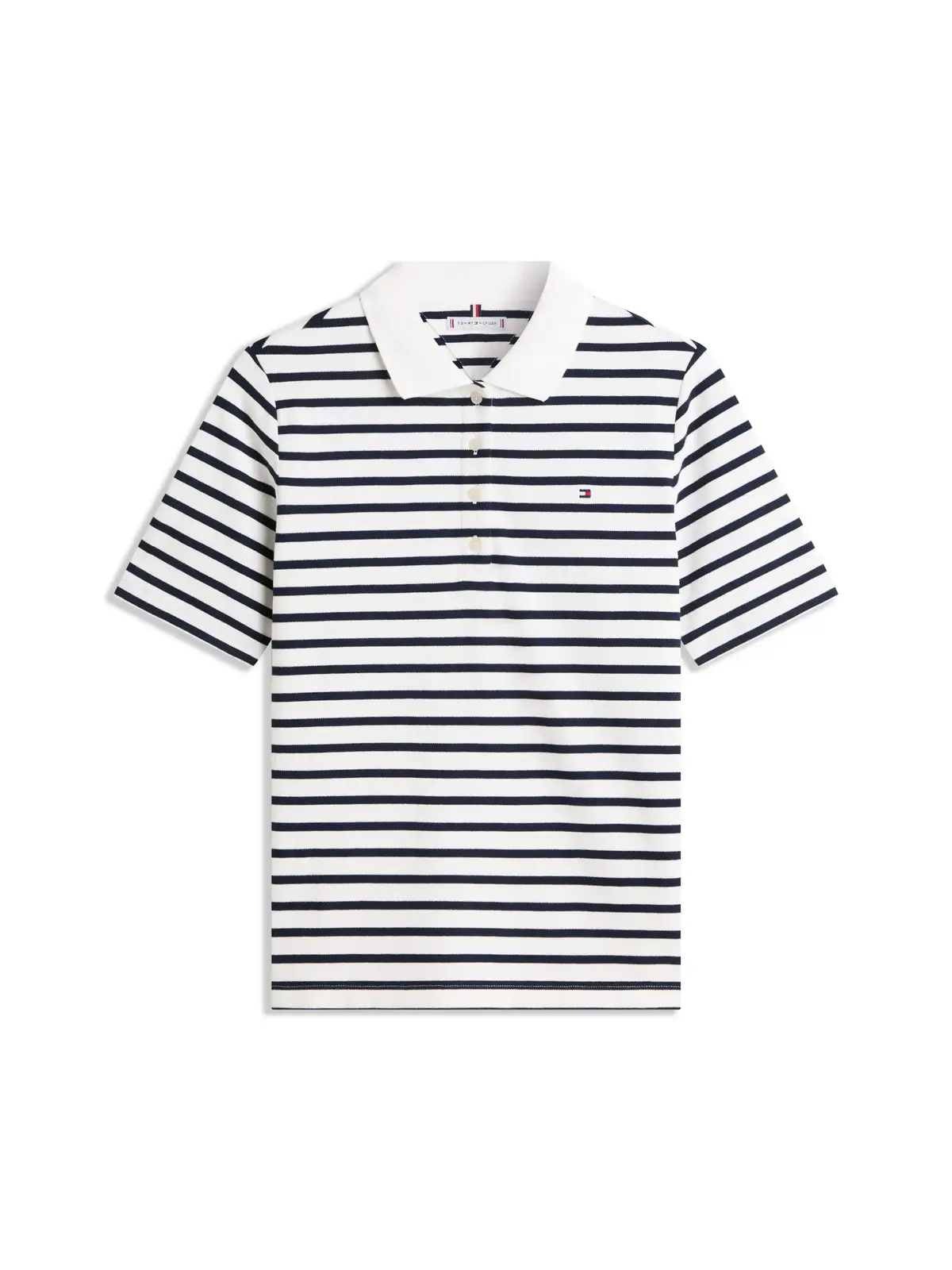 Tommy Hilfiger 1985 REG PIQUE POLO, 0BF Siyah Kadın T-Shirt & Polo