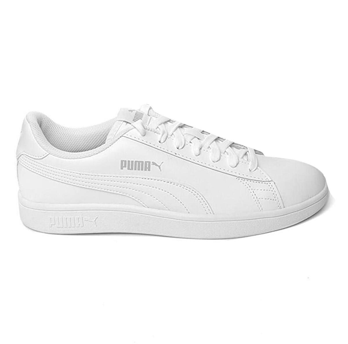 Puma Smash v2 Buck - Beyaz Erkek Günlük Spor Ayakkabı