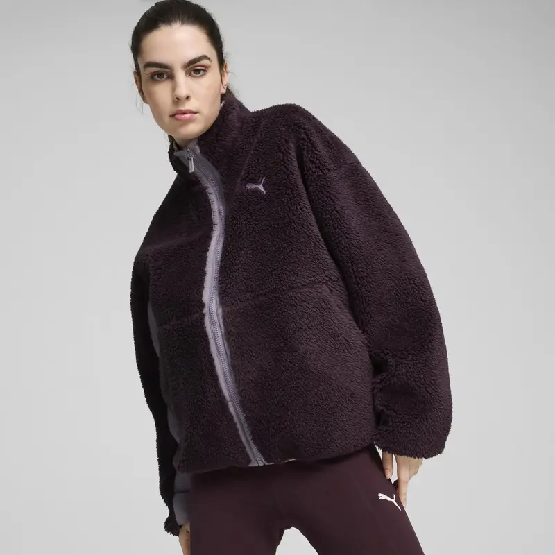 Puma Reversible Sherpa Jacket Siyah Kadın Şişme Mont