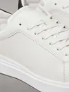 Calvin Klein LOW TOP LACE UP LTH, 0K9 Beyaz Erkek Günlük Spor Ayakkabı