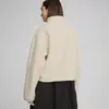 Puma CLASSICS Winterized Half-Zip Kırık Beyaz Kadın Sweatshirt