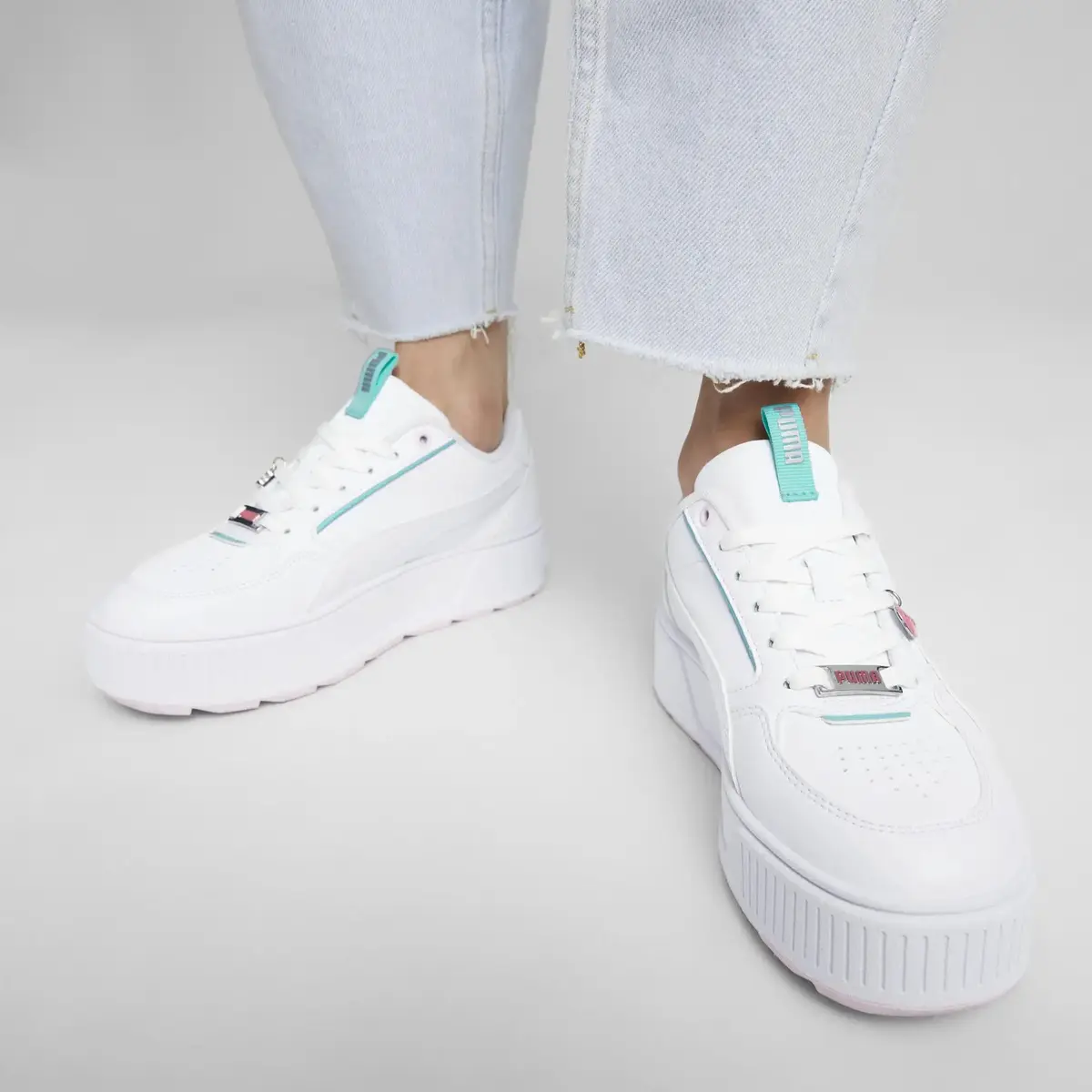Puma Karmen Rebelle Charms Beyaz Kadın Günlük Spor Ayakkabı