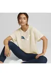 Puma Evostripe Tee Bej Kadın T-Shirt