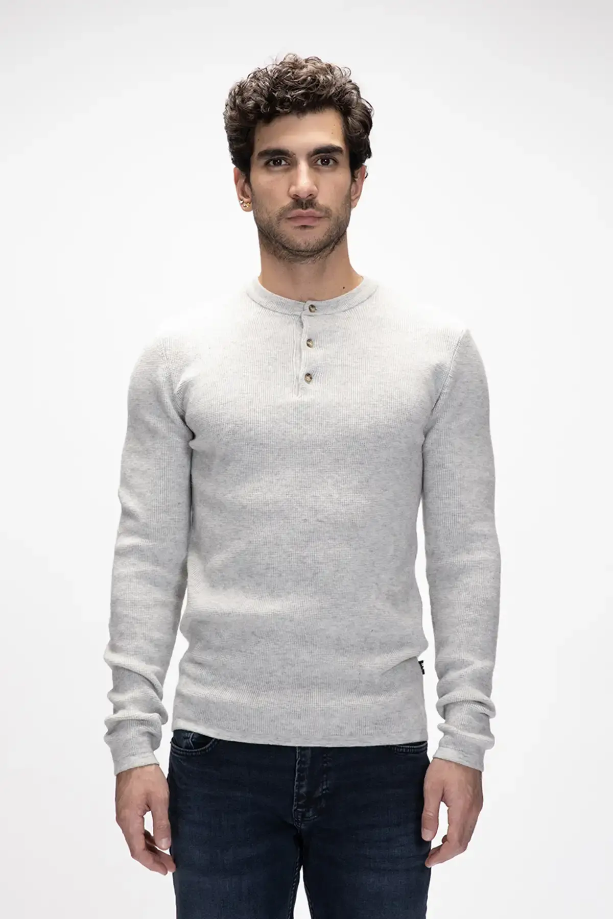 BAD BEAR MORENO JUMPER Erkek Gri Triko Kazak