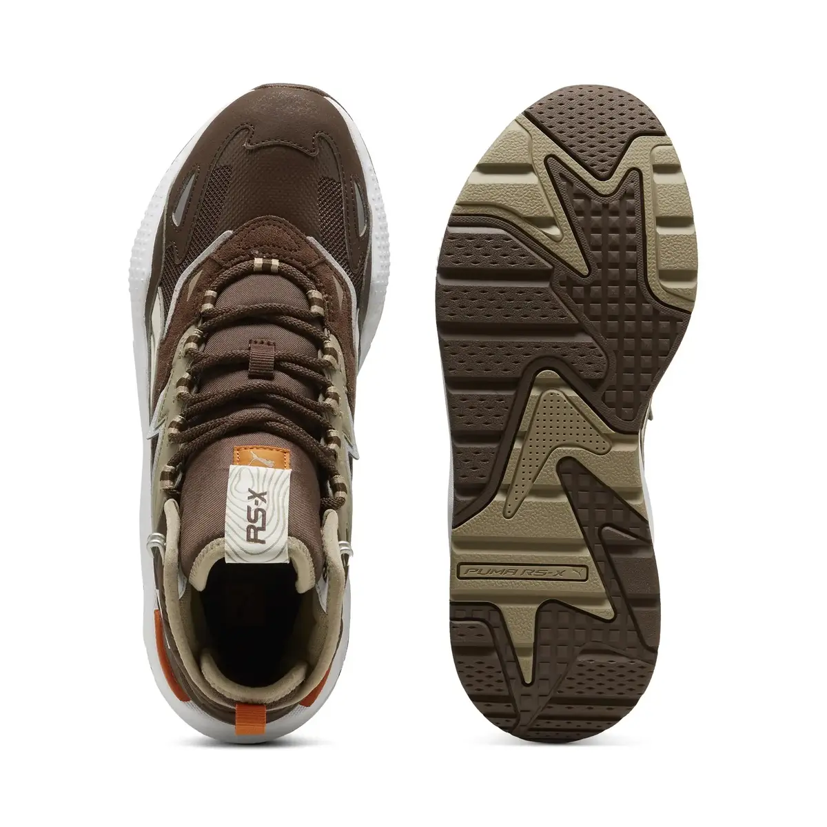 Puma RS-X Hi Kahverengi Erkek Bilekli Günlük Spor Ayakkabı