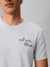 Calvin Klein SS 30S EU CK TRVL LI, 3UD Mavi Erkek T-Shirt