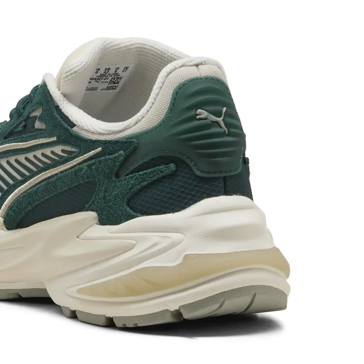 Puma RS Surge Hairy Suede Yeşil Erkek Günlük Spor Ayakkabı