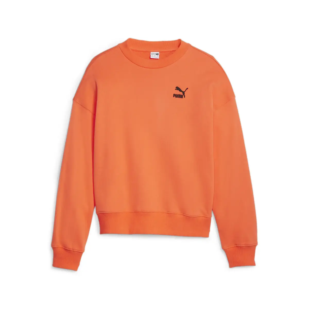 Puma CLASSICS Oversized Crew Turuncu Kadın Sweatshirt