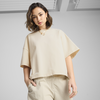 Puma WARDROBE ESS Relaxed Tee Bej Kadın T-Shirt