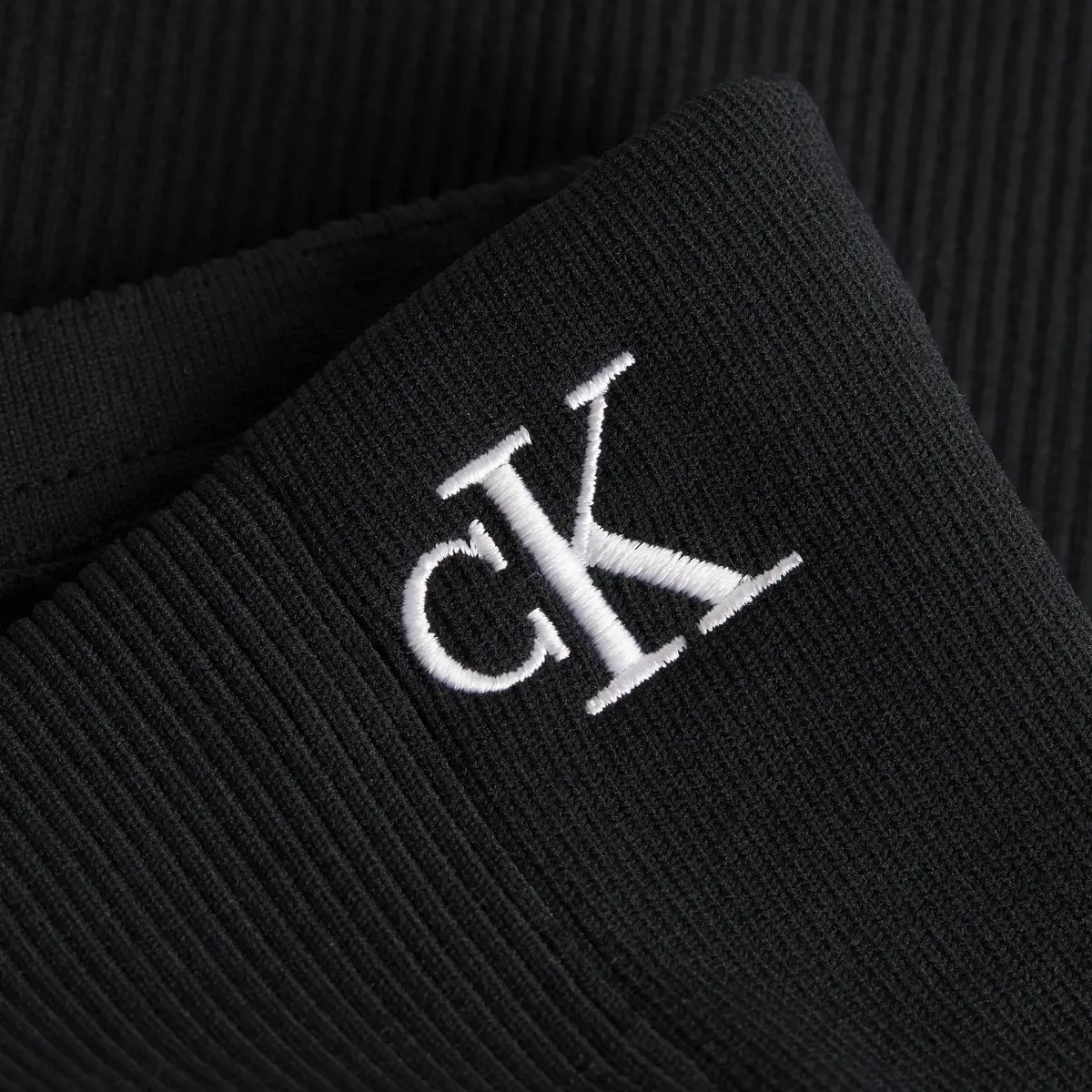 Calvin Klein HOOK & EYE KNITTED S Kadın Siyah Etek