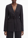 Calvin Klein STRUCTURE TWILL BLAZ Kadın Siyah Blazer