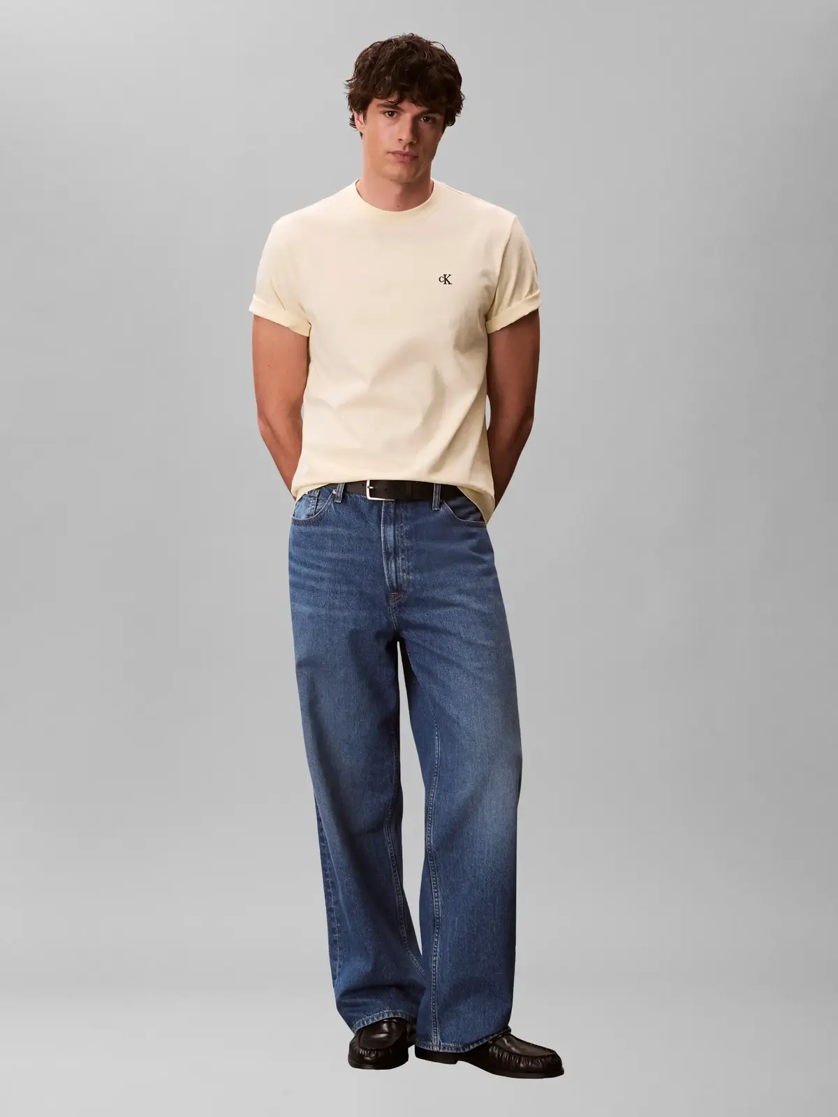 SS EASY MONOGRAM TEE, ZRK, S