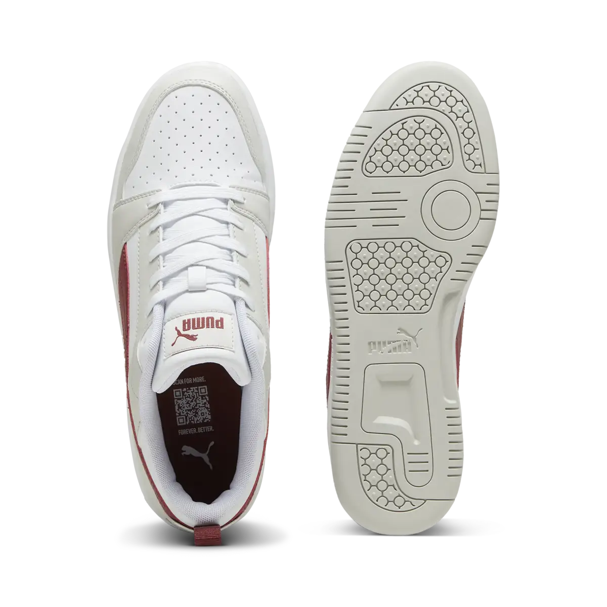 Puma Rebound v6 Low Beyaz Unisex Günlük Spor Ayakkabı