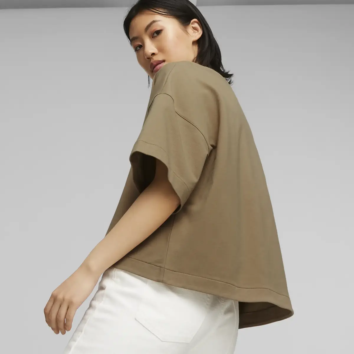 Puma INFUSE Relaxed Tee Yeşil Kadın T-Shirt