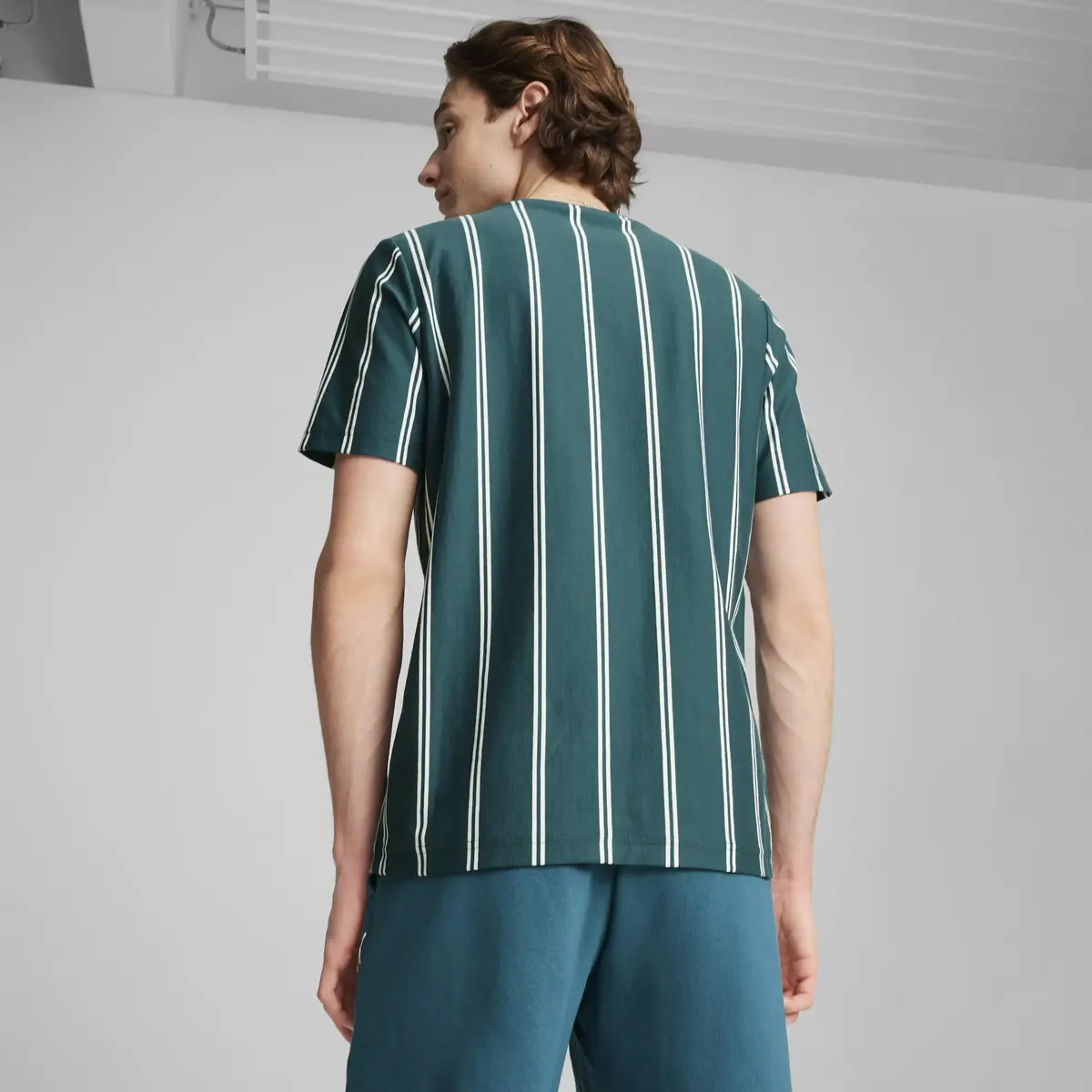 Puma SPORTS CLUB AOP Tee Yeşil Erkek T-Shirt