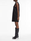 Calvin Klein HEAVY VISCOSE NS SHI Kadın Siyah Elbise