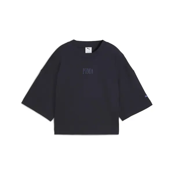 Puma PREMIUM ESS Graphic Tee Lacivert Kadın T-Shirt