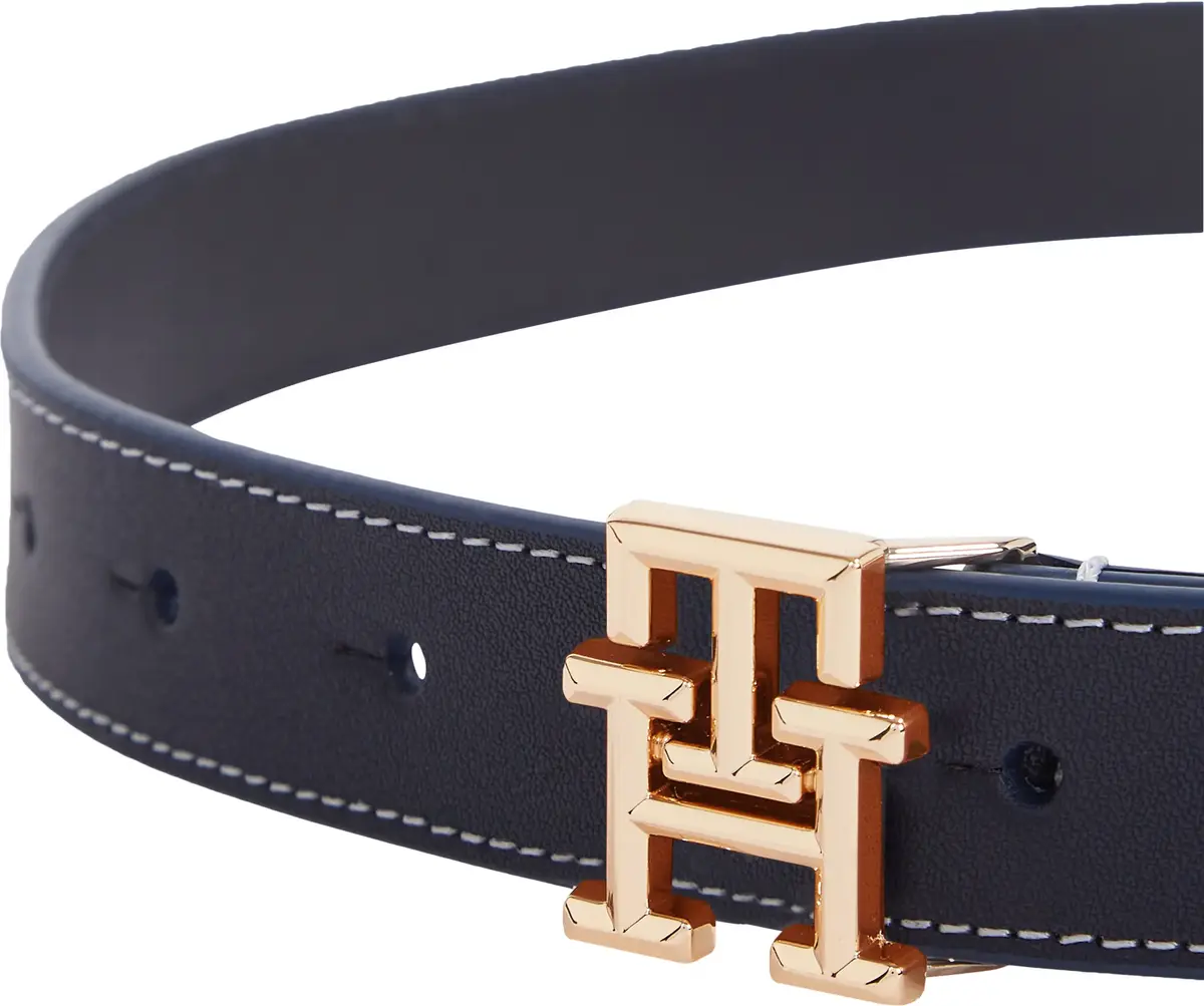 Tommy Hilfiger TH LOGO 2.5, DW6 Siyah Kadın Kemer