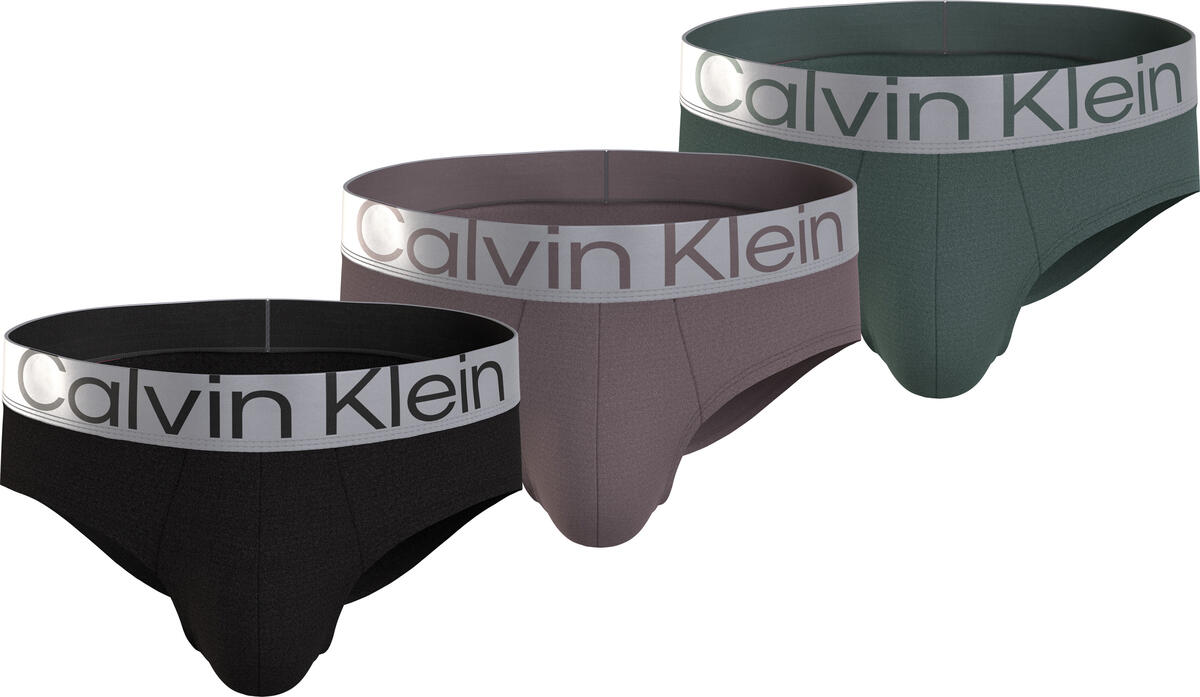 Calvin Klein HIP BRIEF 3PK Erkek Yeşil Slip Set