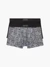 Calvin Klein 2PK TRUNK-HERITAGE Erkek Gri Boxer Set