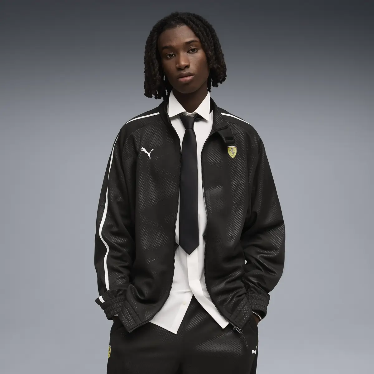PUMA Ferrari T7 Oversized Jkt Siyah Erkek Ceket