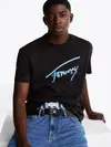 Tommy Hilfiger TJM REG RWB SIGNATUR, BDS Siyah Erkek T-Shirt & Polo