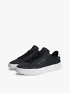 Tommy Hilfiger TH COURT LTH DETAIL, DW5 Siyah Erkek Spor Ayakkabı & Sneaker
