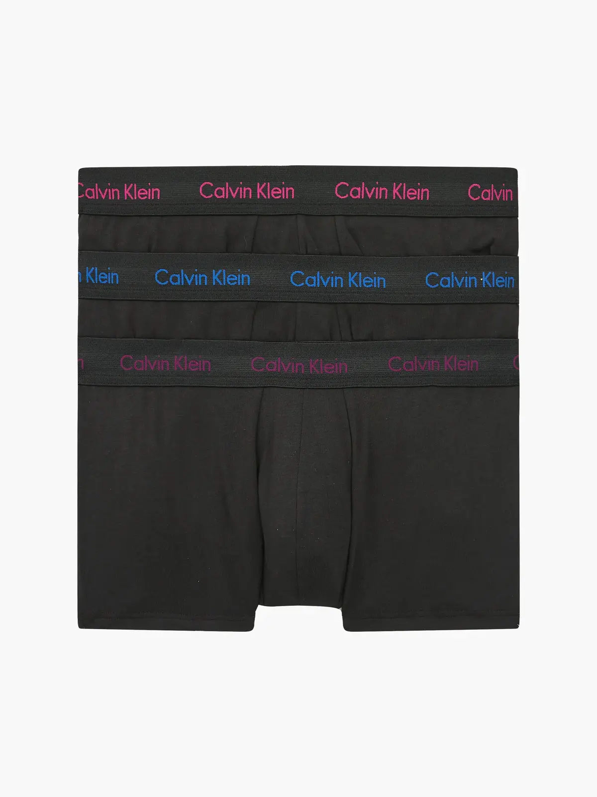 Calvin Klein LOW RISE TRUNK 3PK Erkek Siyah Boxer Set