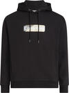 Calvin Klein LAYERED GEL LOGO HOO Erkek Siyah Hoodie