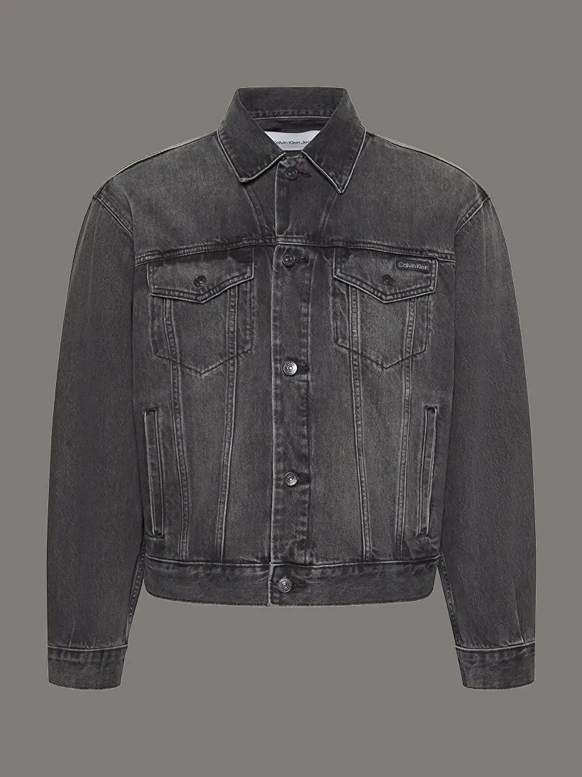 Calvin Klein 90S BLACK FOG TRUCKER Siyah Erkek Kot Ceket Calvin Klein 90S BLACK FOG TRUCKER Siyah Erkek Kot Ceket