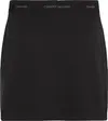 Calvin Klein PONTE LOGO WB MINI SKIRT Kadın Siyah Etek