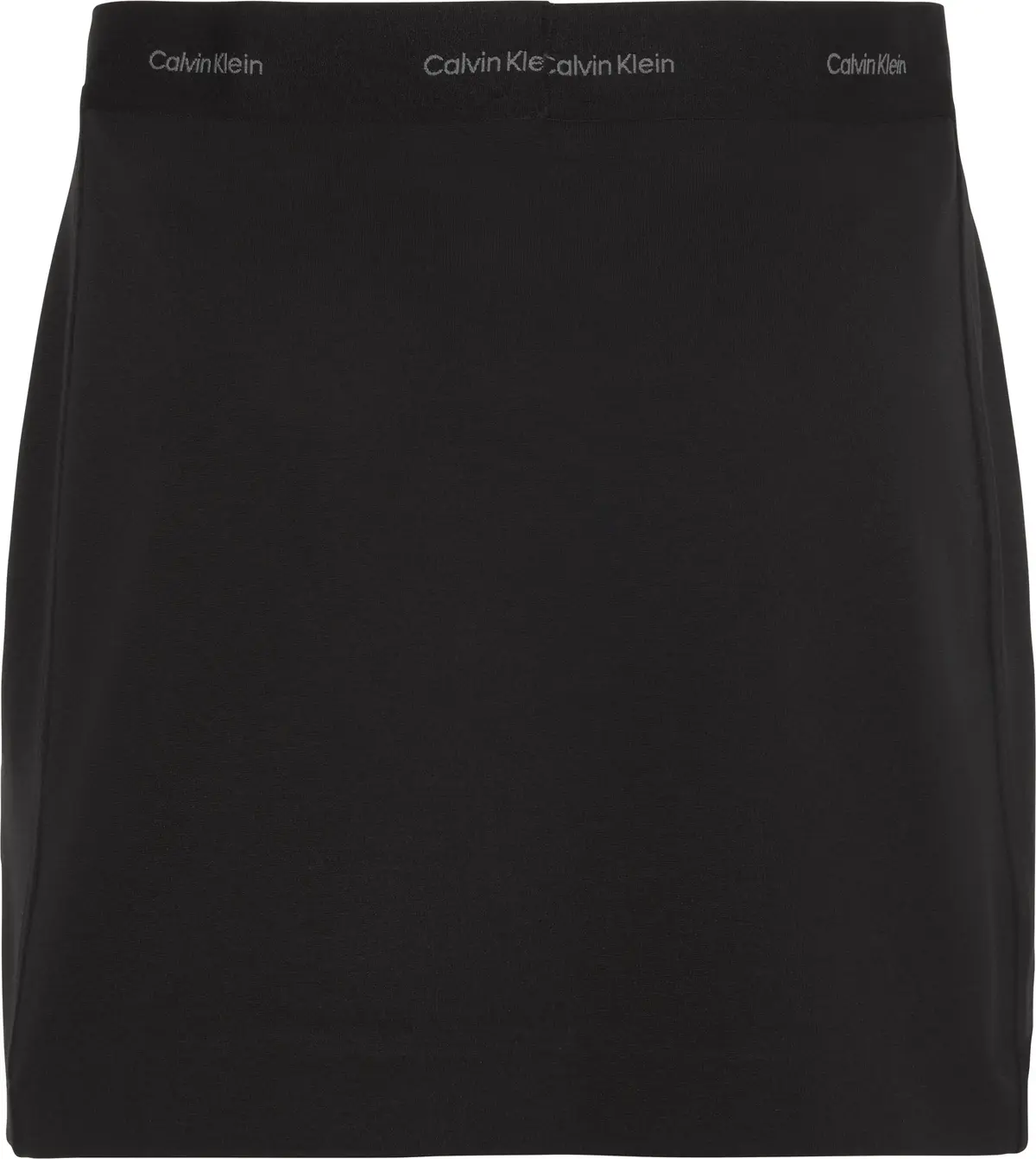 Calvin Klein PONTE LOGO WB MINI SKIRT Kadın Siyah Etek