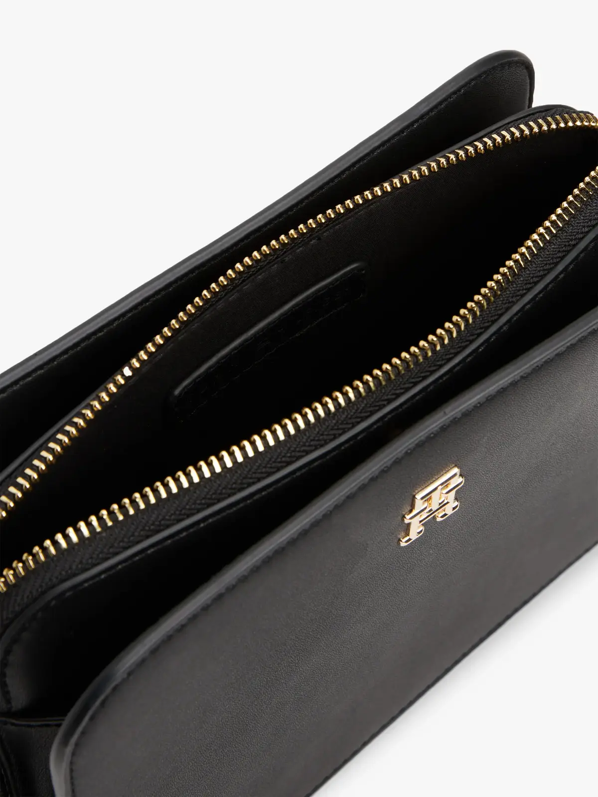 Tommy Hilfiger TH LOGOTAPE CAMERA B, BDS Siyah Kadın Çanta & Cüzdan