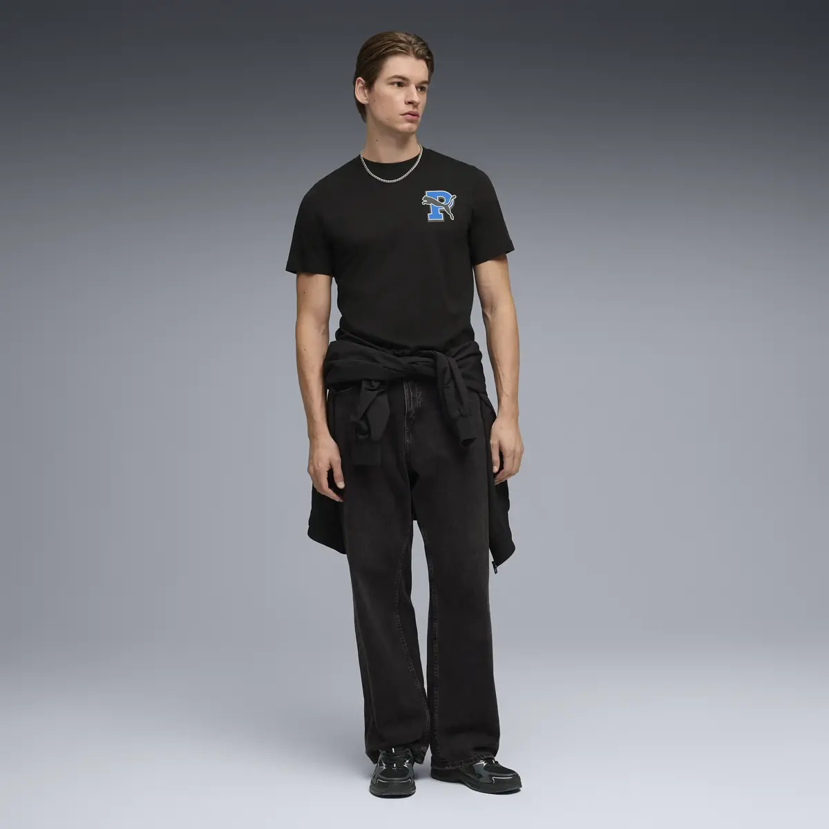 Puma GRAPHIC Tee Siyah Erkek T-Shirt & Polo