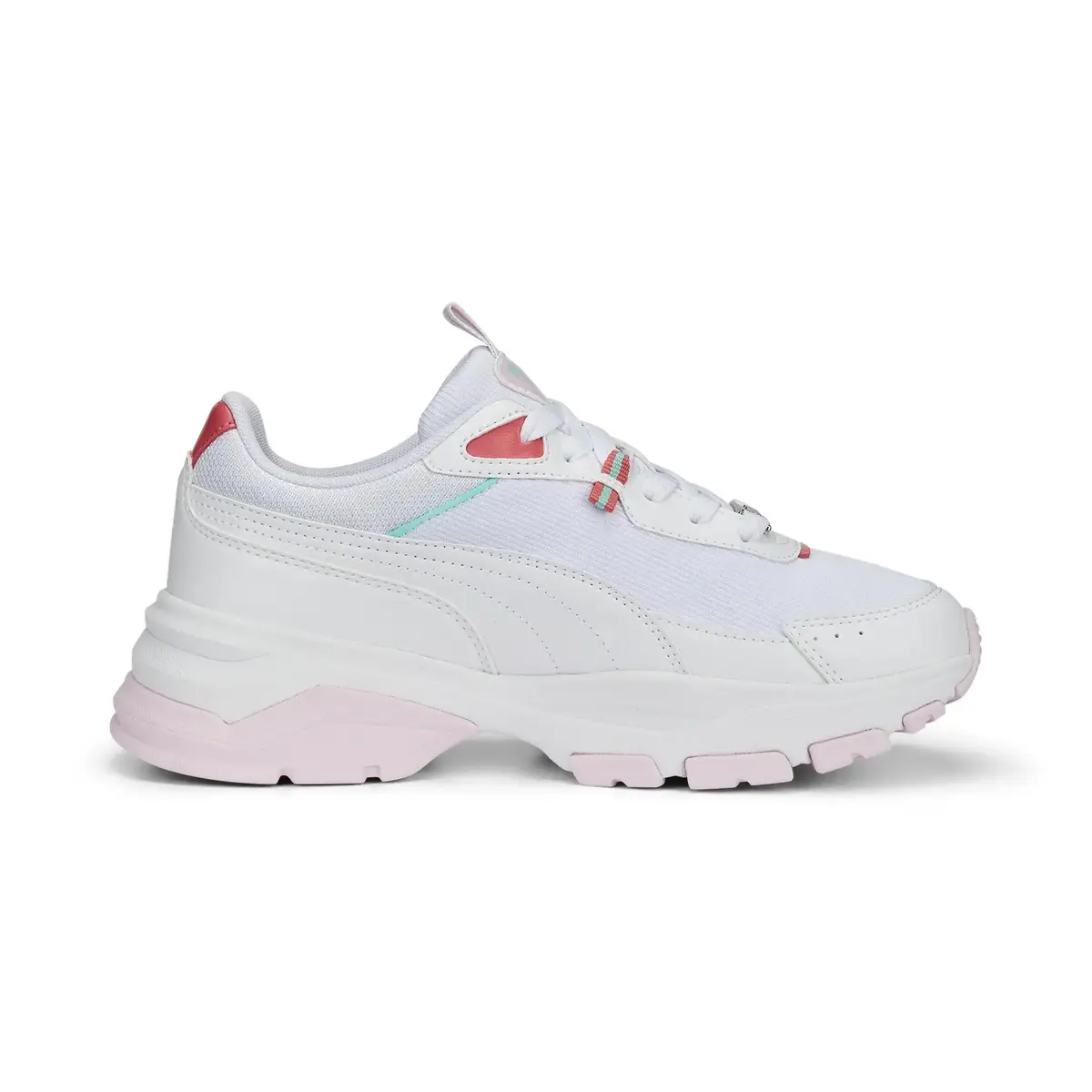 Puma Cassia Via Charms Beyaz - Pembe Kadın Günlük Spor Ayakkabı