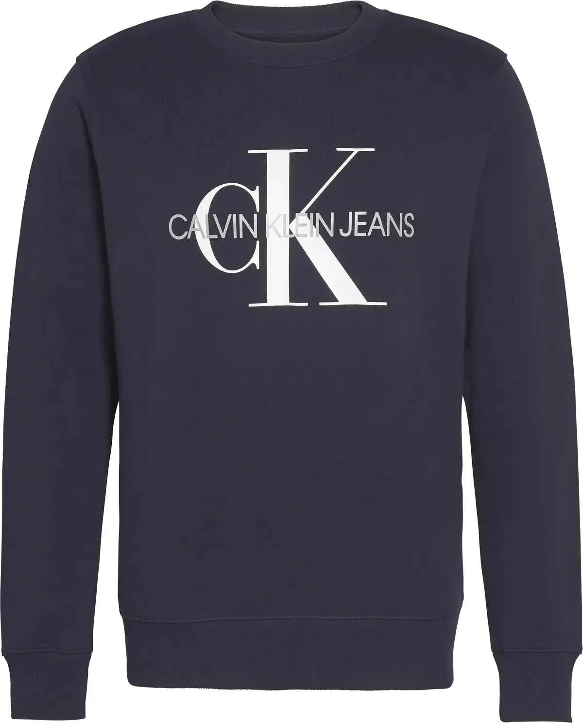 Calvin Klein ICONIC MONOGRAM CREW Erkek Siyah Sweatshirt