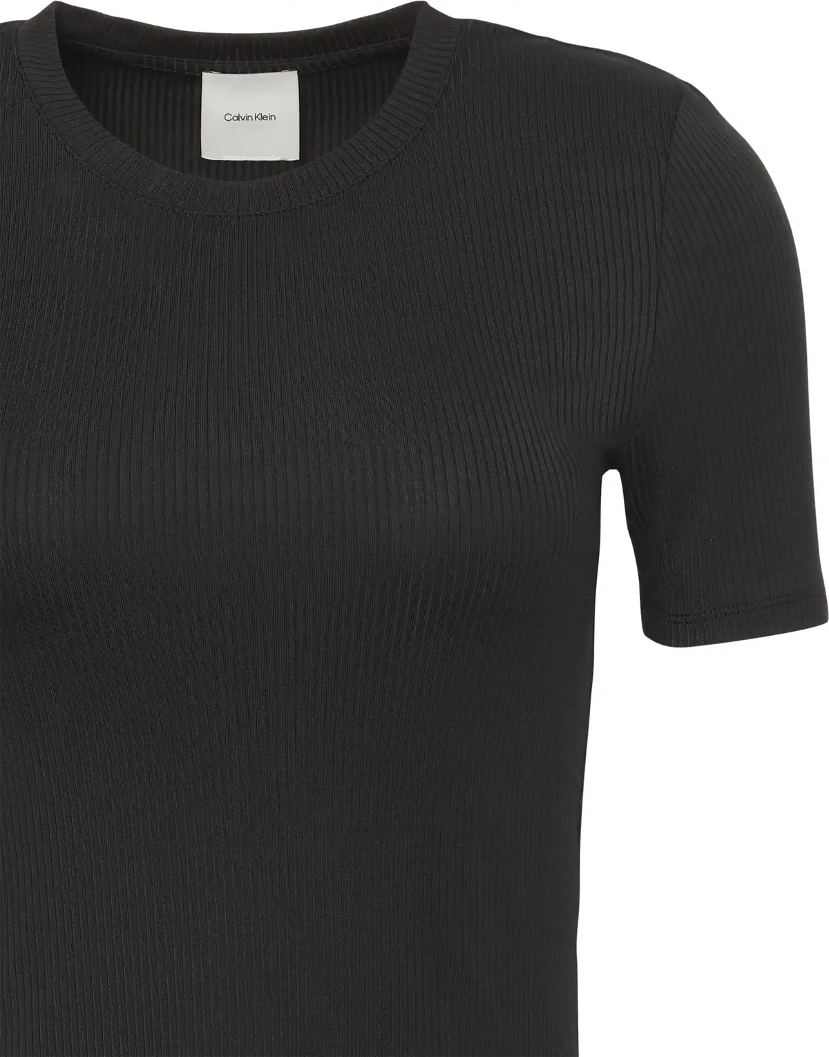 Calvin Klein A- Modal Rib Tee Essential Kadın Kahverengi T-Shirt