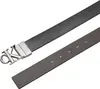 Calvin Klein CK BUCKLE TUMBLED 35MM ADJ/REV Erkek Siyah Kemer