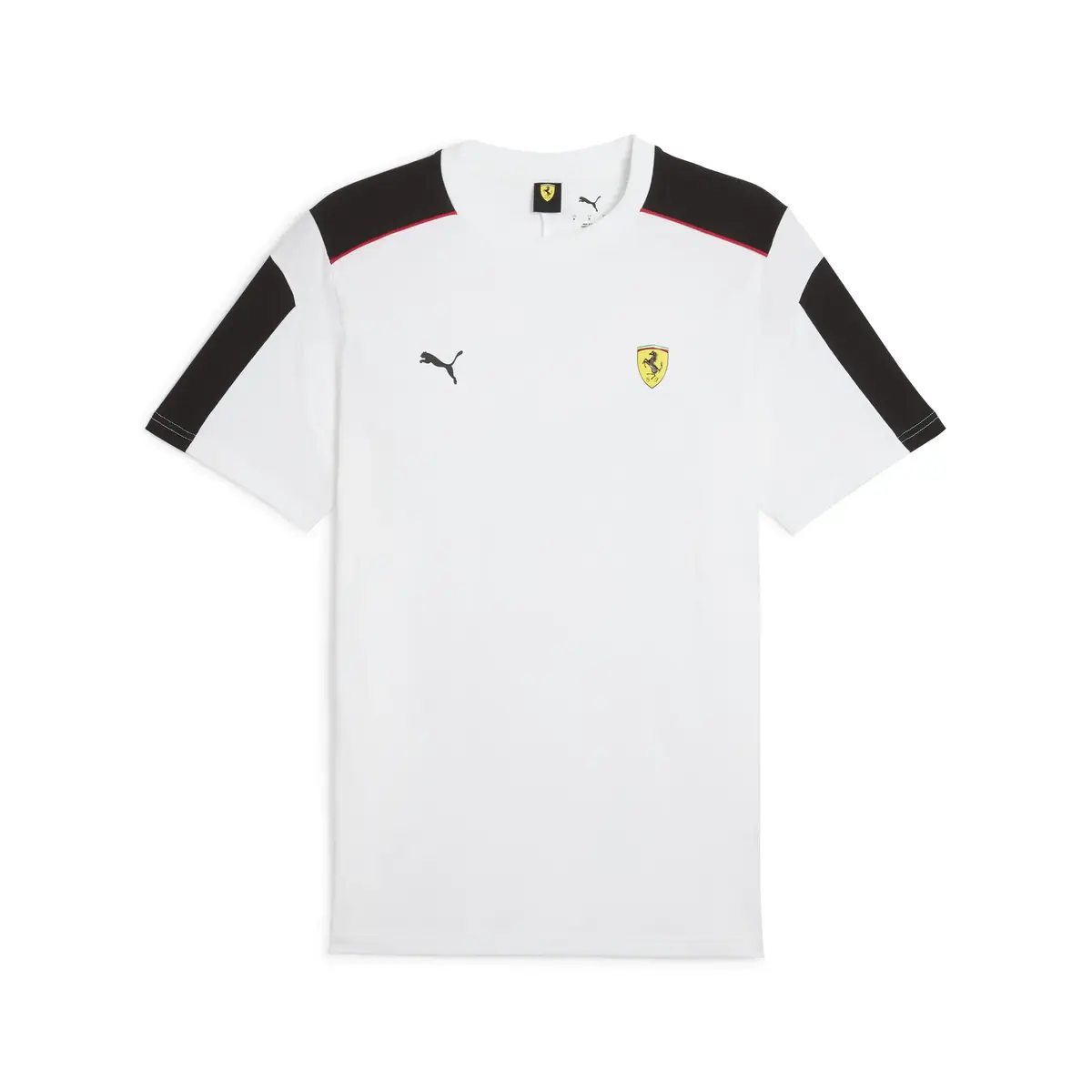 PUMA Ferrari Race MT7 Tee Beyaz Erkek T-Shirt