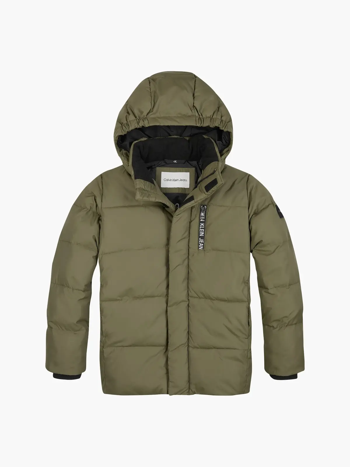 Calvin Klein ESSENTIAL PUFFER JAC Erkek Haki Şişme Mont