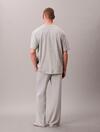 Calvin Klein S/S CREW NECK Gri Erkek Pijama Üstü