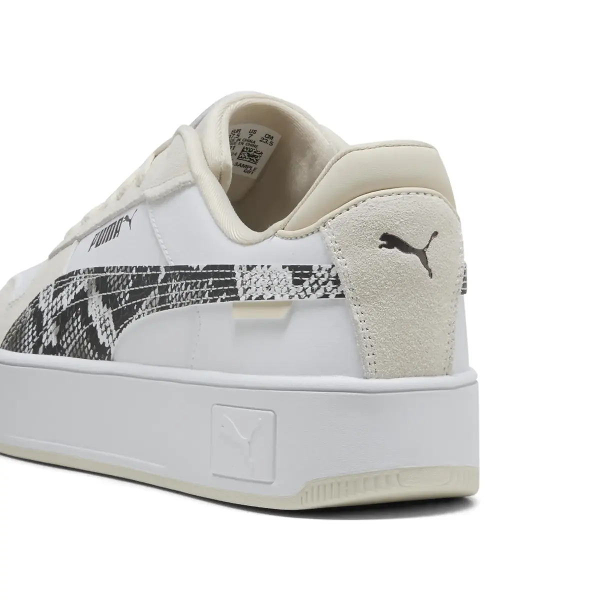 PUMA Carina Street Snake Chic Beyaz Kadın Günlük Spor Ayakkabı