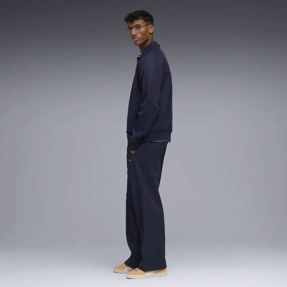 PUMA T7 Track Jacket M Lacivert Erkek Ceket