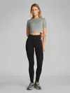 Calvin Klein WO - S/S T-SHIRT Gri Kadın Tişört