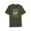 Puma GRAPHICS Reflective Tee Yeşil Erkek T-shirt