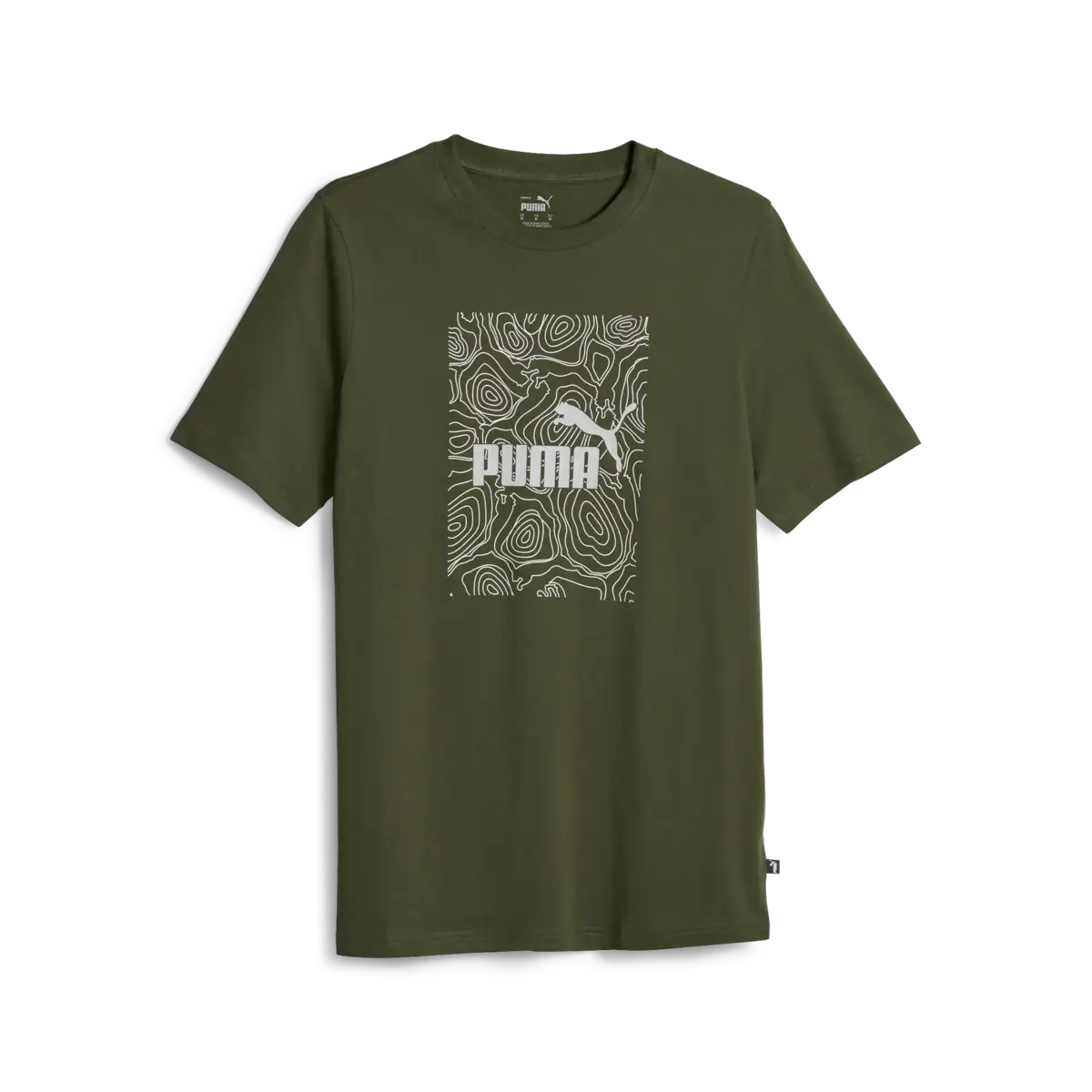 Puma GRAPHICS Reflective Tee Yeşil Erkek T-shirt