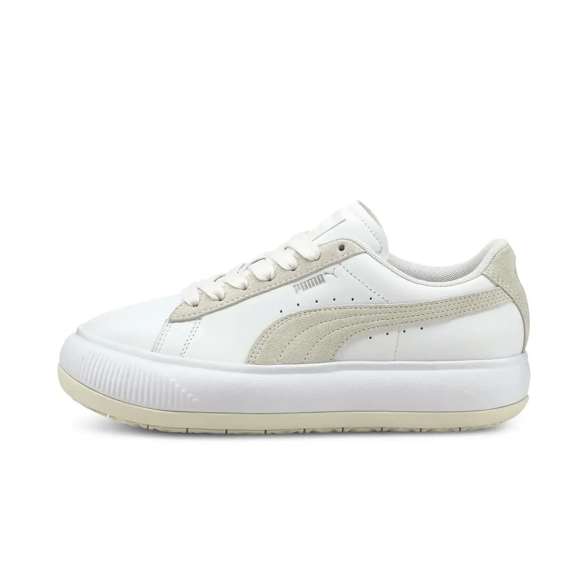 Puma Suede Mayu Mix Wn S Beyaz-Gri Kadın Günlük Spor Ayakkabı