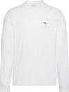 Calvin Klein LS EASY MONOGRAM TEE Beyaz Erkek T-Shirt Calvin Klein LS EASY MONOGRAM TEE Beyaz Erkek T-Shirt
