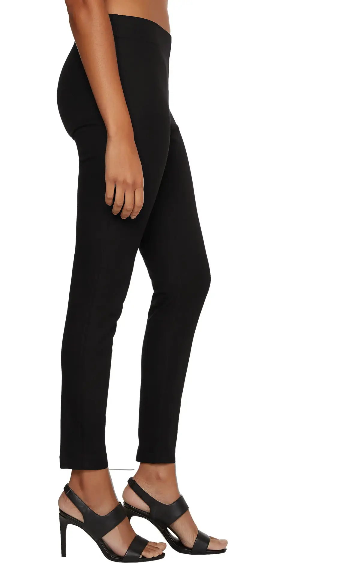 Calvin Klein STRETCH GABARDINE LE Kadın Siyah Tayt