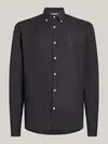 Tommy Hilfiger PIGMENT DYED LI SOLI, BDS Siyah Erkek Gömlek